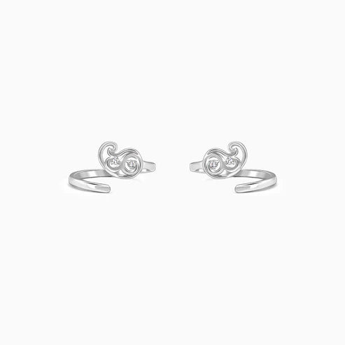 Silver Dhanyatha Toe Rings